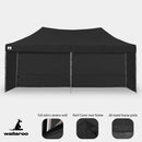 Wallaroo Gazebo Tent Marquee 3x6m PopUp Outdoor Wallaroo Black-12