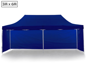 Wallaroo Gazebo Tent Marquee 3x6m PopUp Outdoor Wallaroo Blue - 0