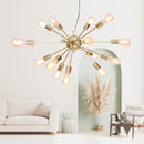 Sarantino 15-Light Sputnik Chandelier in Brass Finish-8
