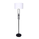 Sarantino Height-Adjustable Metal Floor Lamp Matte Black-1