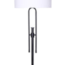Sarantino Height-Adjustable Metal Floor Lamp Matte Black-3