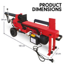 Yukon 12t Electric Hydraulic Log Splitter Wood Timber Firewood Block Cutter-7