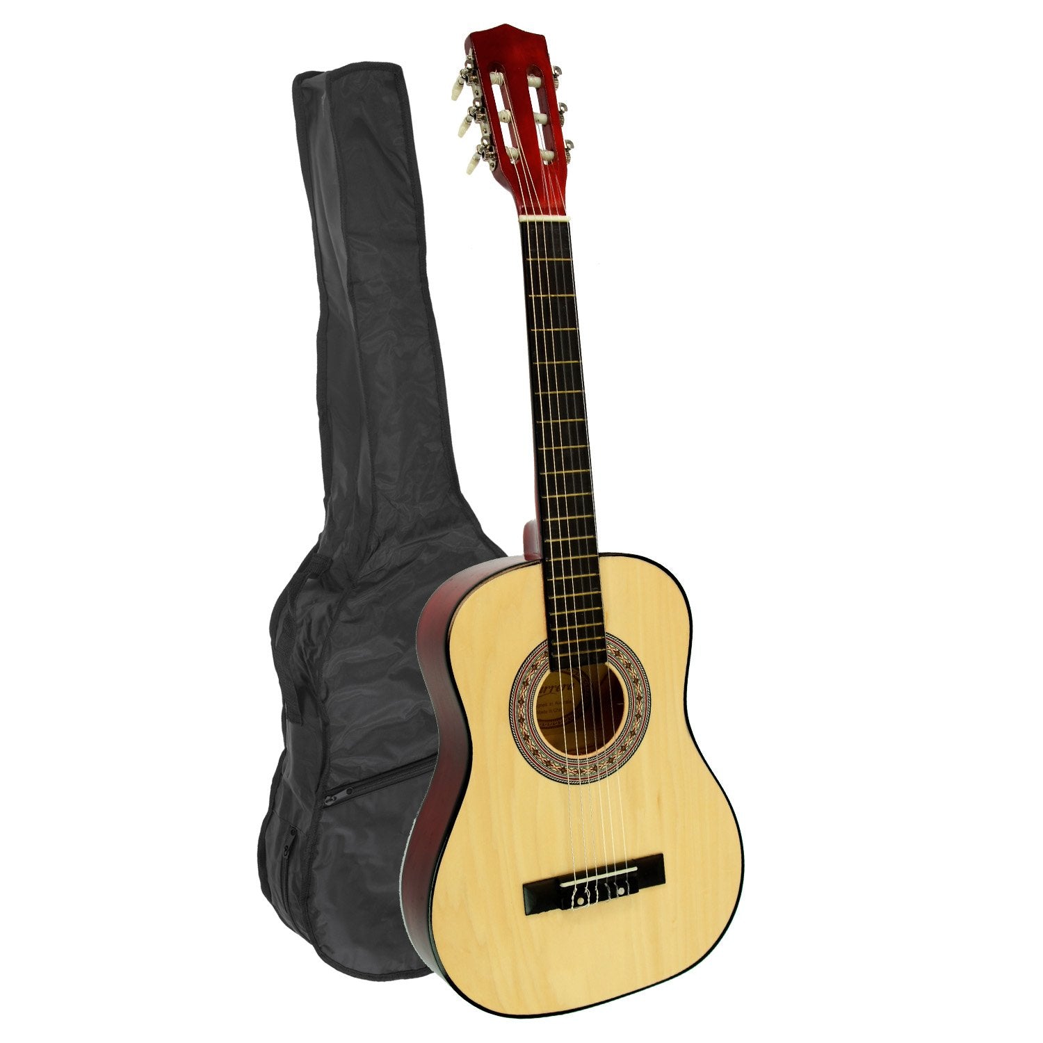 Karrera Childrens Guitar  Wooden 34in Acoustic - Natural - 0