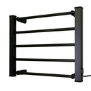 Pronti Heated Towel Rack Electric Bathroom Towel Rails Warmer Ev-90 -black-1