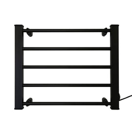 Pronti Heated Towel Rack Electric Bathroom Towel Rails Warmer Ev-90 -black - 0