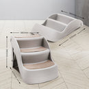 Furtastic Foldable Pet Stairs In Grey - 38cm Dog Ladder Cat Ramp-10