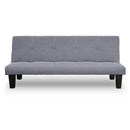 Sarantino Sofa Bed Lounge Couch Futon Furniture Seat Adjustable Suite Dark Grey-1