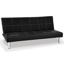 Sarantino Chelsea Sofa Bed Faux Leather Lounge Couch Futon Furniture Modular Suite-2