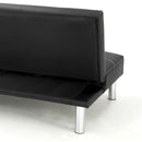 Sarantino Chelsea Sofa Bed Faux Leather Lounge Couch Futon Furniture Modular Suite-4