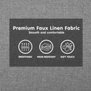 Sarantino 3-Seater Corner Sofa Bed with Chaise Lounge - Light Grey-8