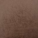 Sarantino Distressed Fabric Sofa Bed Couch Lounge - Brown-11