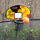 Kahuna Classic 6ft Trampoline Free Ladder Spring Mat Net Safety Pad Cover Round Enclosure Basketball Set - Rainbow-8