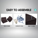 Sarantino 5 Tier Corner Wall Shelf Display Shelves Dvd Book Storage Rack Floating Mounted - Dark Brown-3