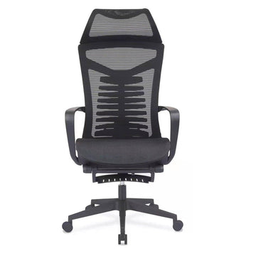 EGCX-K339L Ergonomic Office Chair Seat Adjustable Height Deluxe Mesh Chair Back Support Footrest - 0