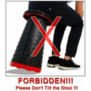 Portable Folding Stool Retractable Travel Seat Camping Fishing Chair Outdoor Black-4