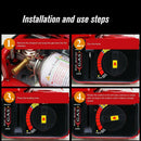 Portable Butane Gas Heater Camping Camp Tent Outdoor Hiking Camper Survival Black AU-11