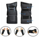 Scooter Protective Gear with Knee Elbow Pads Wrist Guards Helmet for Kids/Teens/Adult Large-7