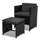 Bali 13PC Outdoor Dining Set-Black-9