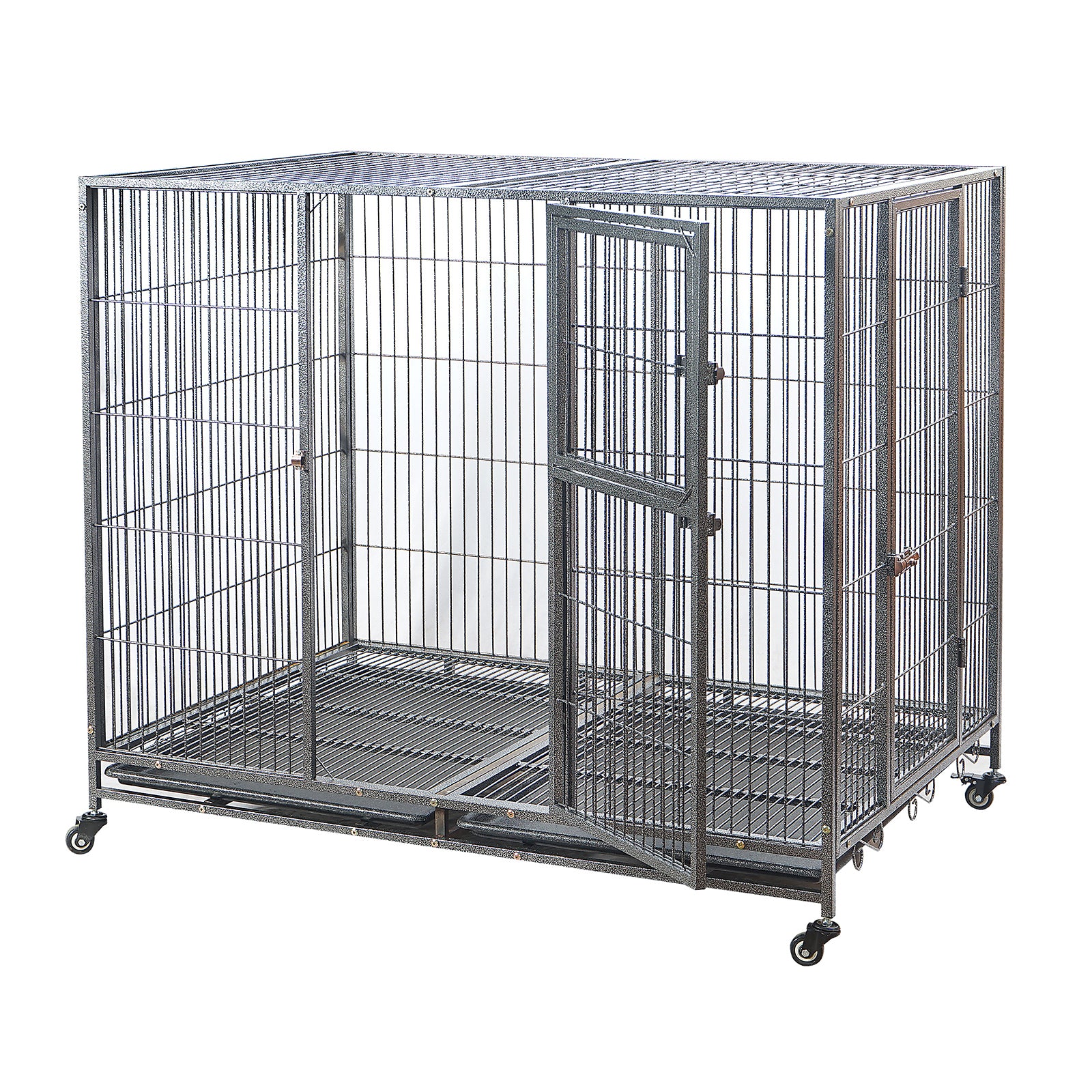 YES4PETS XXL Pet Dog Cat Cage Metal Crate Kennel Portable Puppy Cat Rabbit House - 0