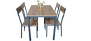 5 Piece Kitchen Dining Room Table and Chairs Set Furniture-3