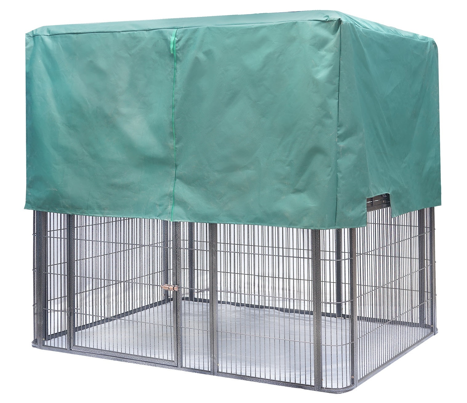 YES4PETS XXXXL Walk-in Bird Cat Dog Chicken Rabbit Cage Pet Parrot Aviary  Perch 219x158x203cm With Green Cover - 0