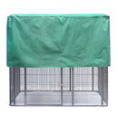 YES4PETS XXXXL Walk-in Bird Cat Dog Chicken Rabbit Cage Pet Parrot Aviary  Perch 219x158x203cm With Green Cover-4