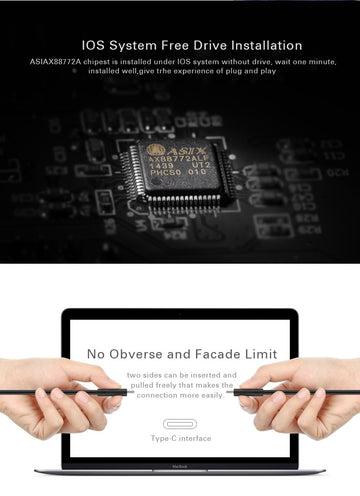 UGREEN 30287 USB-C 10/100Mbps Ethernet Adapter - 0