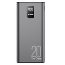 KIVEE PT23 20000mAh Power Bank with Digital Display Black-2