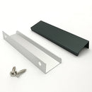Aluminum Kitchen Cabinet Bar Handles  Drawer Handle Pull white hole to hole 256mm-3