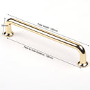 128mm Polished gold Furniture Kitchen Bathroom Cabinet Handles Drawer Bar Handle Pull Knob-2