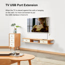 2PCS 20cm SuperSpeed USB 3.0 Male to Female Extension Data Cable Up and Down Angle-6