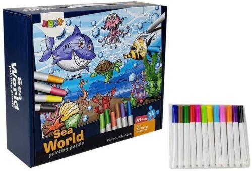 Sea World Painting Puzzle 24 Pieces - 0