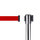 Retractable Queue Crowd Control Barriers | Silver Pole Red Belt-2