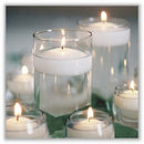 10 Pack of 8cm Ivory Wax Floating Candles - wedding party home event decoration-4