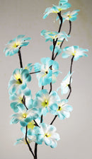 1 Set of 50cm H 20 LED Blue Frangipani Tree Branch Stem Fairy Light Wedding Event Party Function Table Vase Centrepiece Tropical Decoration-3