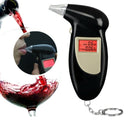 Digital Alcohol Tester LCD Police Breathalyser Grade Accuracy Portable Keychain - FREE POST-5