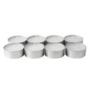 Large Tealight Candles 6cm Wide in silver foil cup  10 in a pack - Party Event Wedding BBQ Dinner Romantic Ambience Decor-4