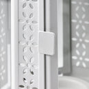 Grey Metal Miners Lantern Summer Wedding Home Party Room Balconey Deck Decoration 21cm Tealight Candle-4