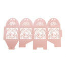 Pink Dove Bird Heart Baby Birth naming Ceremony Bomboniere Favor Lolly Gift Card Box - 10 Pack-5
