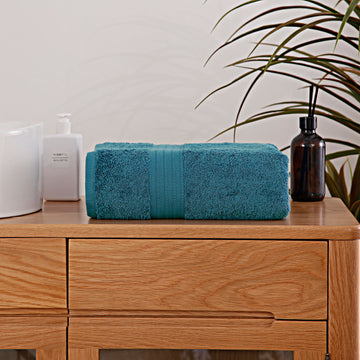 Linenland Extra Large Bath Sheet Towel 89 x 178cm - Blue - 0