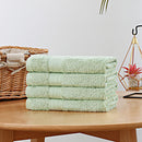 Linenland Bath Towel 4 Piece Cotton Hand Towels Set - Sage Green-4