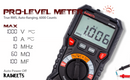 KAIWEETS Digital Multimeter TRMS 6000 Counts Voltmeter Auto-Ranging Fast Accurately Measures Voltage Current Amp Resistance Diodes Continuity Duty-Cycle Capacitance Temperature for Automotive-8