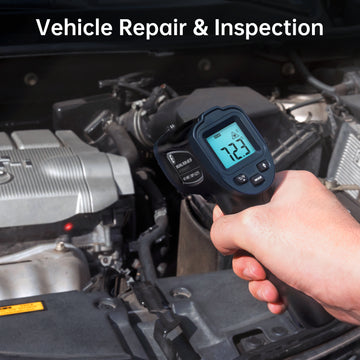 ERICKHILL Infrared Thermometer Gun for Cooking, Adjustable Emissivity - 0