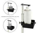 Lirash Touch Free Hand Sanitiser Dispenser Station Floor Stand Foot Operated - White Black-6