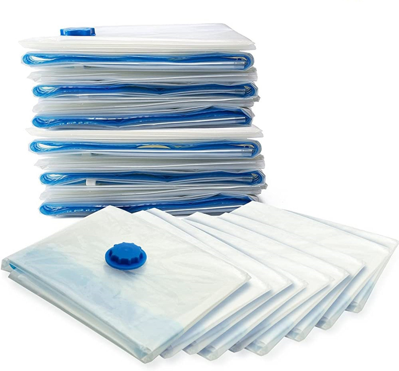 9 Pack Space Saver Vacuum Seal Storage Bag Kit, 2 Large, 5 Medium & 2 Small - 0