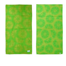 Jacquard Velour Reversible Beach Towel Lime Cirtus-1