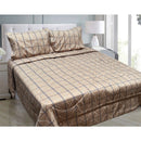 Hotel Living 3 Pce Light Weight Comforter Set Queen/King Oscar Chevron Checkers-1
