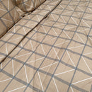 Hotel Living 3 Pce Light Weight Comforter Set Queen/King Oscar Chevron Checkers-2