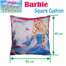 Disney Barbie Filled Square Cushion-2