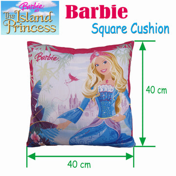 Disney Barbie Filled Square Cushion - 0